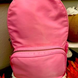 Stoney Clover for Target. Bubble gum pink with gold tone zipper and fasteners.